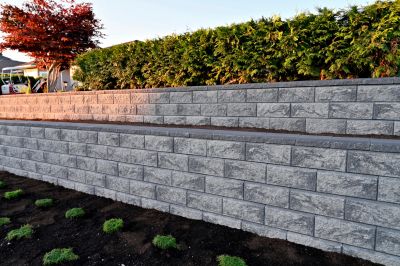 Landscape Retaining Wall Installation