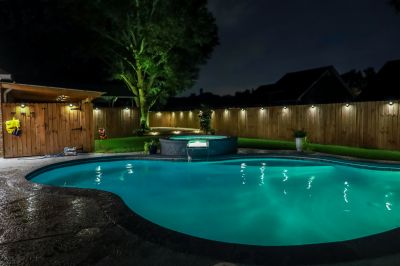 Fence Lighting Installation