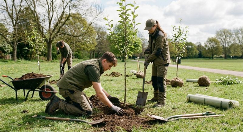 Apple Tree Planting in Honolulu, HI